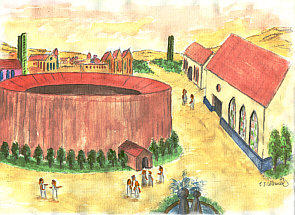 Theatergebude auf der Venus